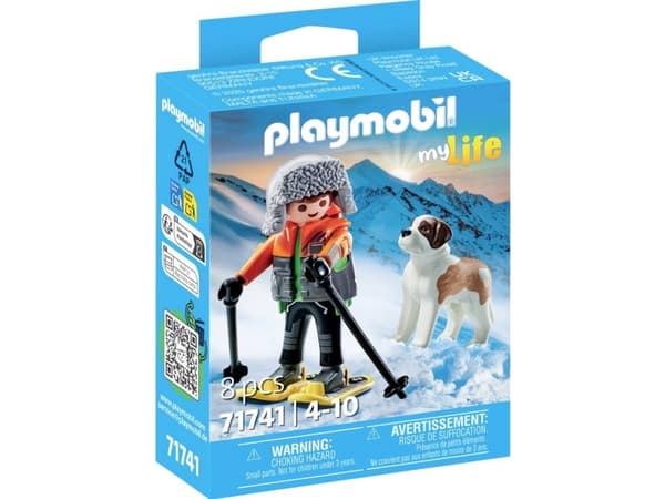 Playmobil PLM BOY RAQUETTES SAINT BERNARD, 63,7 g