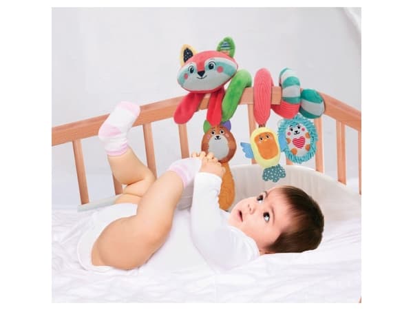 Baby Soft Spiral Happy Animals, Pojke/flicka, Multifärg, 1 styck