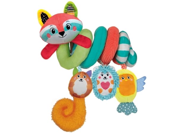 Baby Soft Spiral Happy Animals, Pojke/flicka, Multifärg, 1 styck