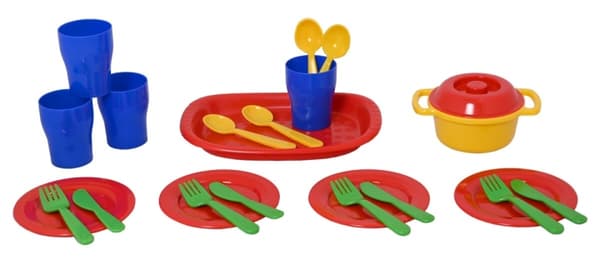 Plasto Middagsuppsättning - 23 delar (2969000)