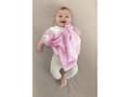 Miniatyrbilde 3 av 5: Plysj bamse med pledd 47x40 MAXI DOUDOU rosa Chicco