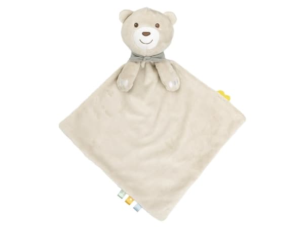 Plysj bamse med pledd 47x40 MAXI DOUDOU beige Chicco