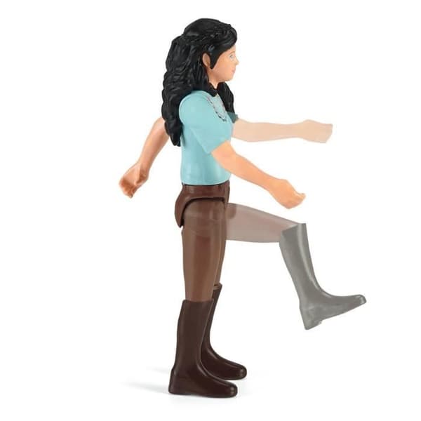Emily och Luna hästtvättlåda, Schleich lekset med 19 delar inklusive 1 Schleich häst, stallfigurer lekset