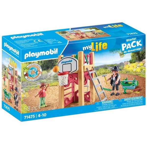 PLAYMOBIL 71475 Tømrer med Legetårn - Mit Liv - 58 dele - Kreativ rolleleg