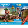 Miniatyrbillede 5 af 6: PLAYMOBIL 71805 Forskere og palæontologisk sted med fossiler, Mit liv, Dinosaurer, 41 dele, Fra 4 år