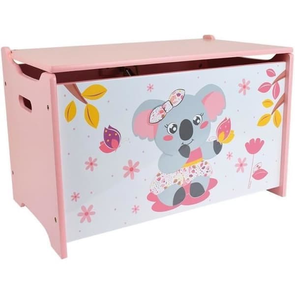 Puinen leluarkku lapsille - HAUSKA TALO - CALLY MIMI KOALA - Vaaleanpunainen - 40x58x36 cm