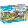 Pikkukuva 1 / 5: PLAYMOBIL 71493 Hevos- ja poniauto aitauksella, Vesiputousten hevoset, 109 osaa, Ikä 4+