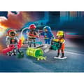 Pikkukuva 2 / 4: PLAYMOBIL 71468 Hahmoni: Riskialttiit työt - neljä palomieshahmoa - Palomiehet - 5-vuotiaista ylöspäin
