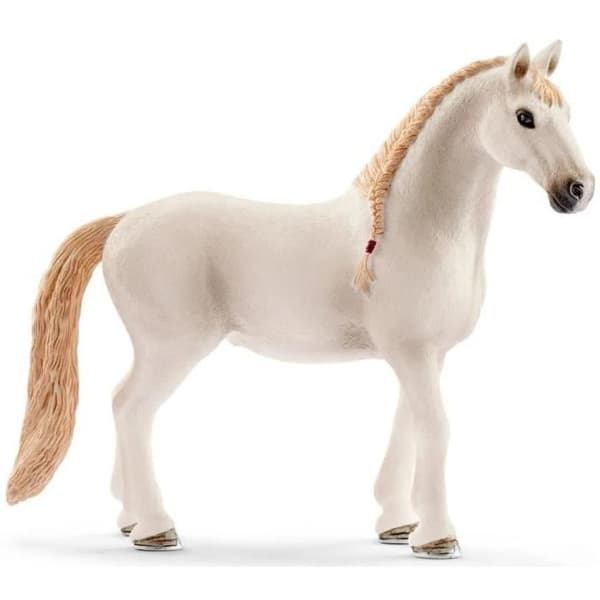 Æske med Lusitano-hoppe, Schleich-æske med 12 elementer inklusive 1 Schleich-hest, æske med figurer til børn på 5 år