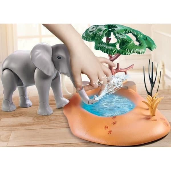 PLAYMOBIL 71294 Upptäcktsresande med savanndjur, Wiltopia, med 1 elefant och djur, från 4 år