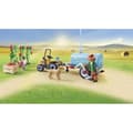 Miniatyrbild 4 av 6: Playmobil 71442 Bonde med traktor och stridsvagn, lantliv, 117 delar, från 4 år