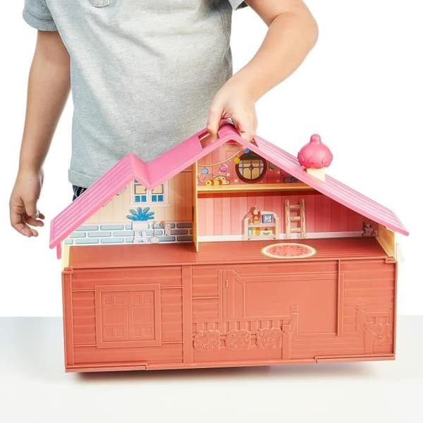Bluey, Blueys hus, figur og hus, miniatureunivers, Moose Toys
