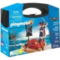 Miniatyrbillede 1 af 2: PLAYMOBIL - Piratkuffert - Dreng - Kanon og projektiler - 22 dele - Fra 4 år