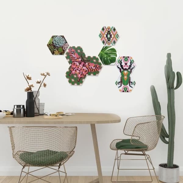 Fusion Beads - SES CREATIVE - BEEDZ Art - Hex Tiles -hevoset
