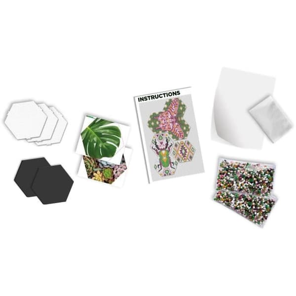 Fusion Beads - SES CREATIVE - BEEDZ Art - Hex Tiles -hevoset