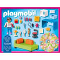 Miniatyrbild 2 av 3: PLAYMOBIL 70209 Barnrum med bäddsoffa, traditionellt hus, dockhus, 43 delar, från 4 år