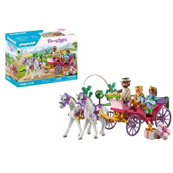 PLAYMOBIL 71846 Karet med Prinsepar og Kusk