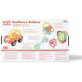Miniatyrbild 6 av 6: BRIGHT STARTS Presentask för födsel, dop, jul, 0 till 24 månader, 5 O Bollleksaker, skallra, bil, bitring