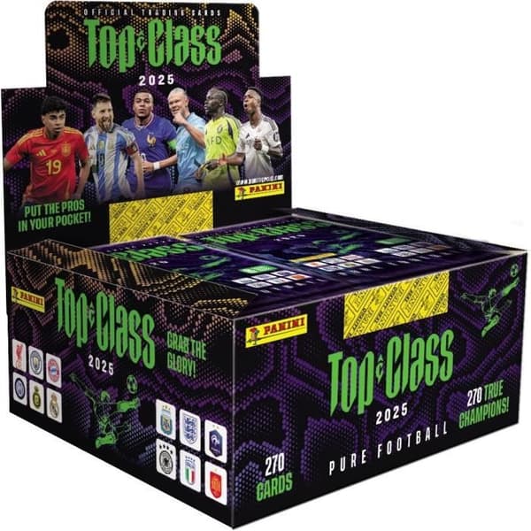 Laatikko - PANINI - FIFA TOP CLASS 2025 TC - 24 taskua - 192 korttia