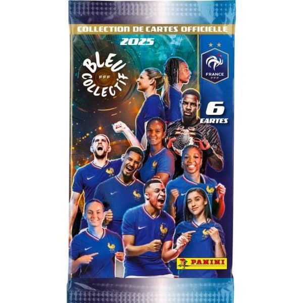 Läpipainopakkaus - PANINI - JALKAPALLOLIITTO 2025 TC - 3 taskua + 1 ilmainen - 24 korttia