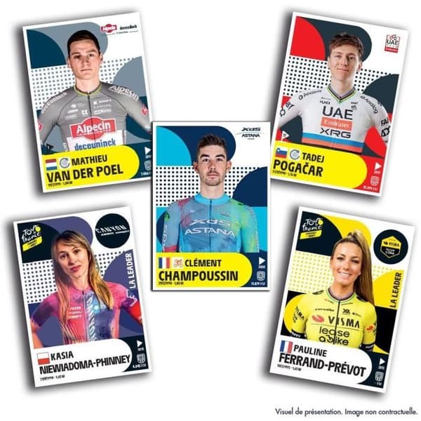 Startpakke - PANINI - TOUR DE FRANCE 2025 - Album + 4 covere - 20 klistermærker
