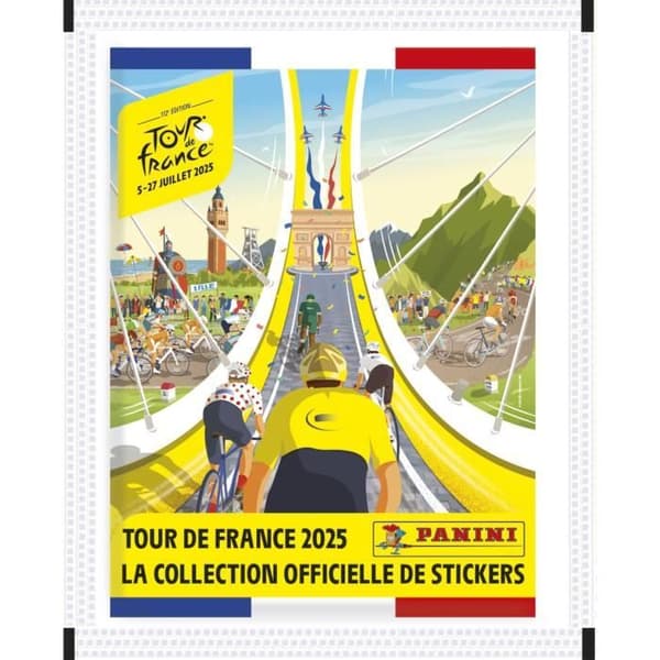 Laatikko - PANINI - TOUR DE FRANCE 2025 - 36 taskua - 180 tarraa