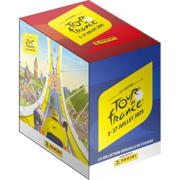 Laatikko - PANINI - TOUR DE FRANCE 2025 - 36 taskua - 180 tarraa