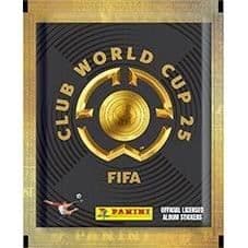 Blisterpakke - PANINI - KLUB-VM 2025 - 7 lommer - 35 klistermærker
