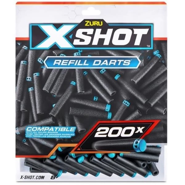 Tikan täyttöpakkaukset - ZURU - X-SHOT Excel Pack 200 - Ilmataskuteknologia - Yleiskäyttöinen - Kätevä pakkaus