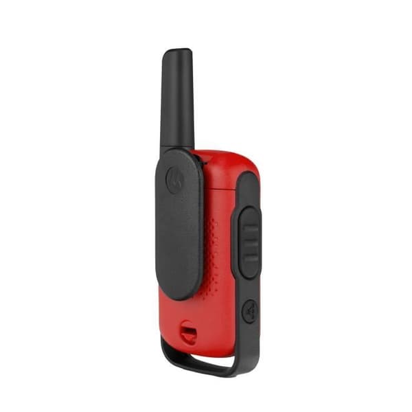 Motorola Röd T42 Walkie-talkie - 4 km räckvidd - 16 kanaler - LCD-skärm