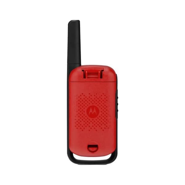 Motorola Röd T42 Walkie-talkie - 4 km räckvidd - 16 kanaler - LCD-skärm