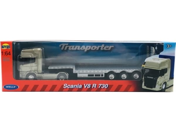 WELLY TRUCK SCANIA V8 R 730 1:64 58125
