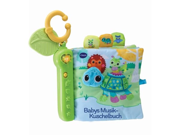 VTech Babys Musik-Kuschelbuch, Kangaskirja, 7 sivua, 0,5 vuosi/vuosia, Kangas, 170 g