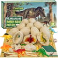 Miniatyrbillede 1 af 7: Bomclap Dinosaur Legetøj, Dinosaur Æg Arkæologi Legetøj med Speciel Flyvende Skakmåtte, Børns Udgravningssæt (3-12 år)