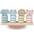 Miniatyrbillede 2 af 10: Mamabrum Montessori legesæt 19-24 måneder - 6 dele pædagogisk trælegetøj til balance, sortering og motorik