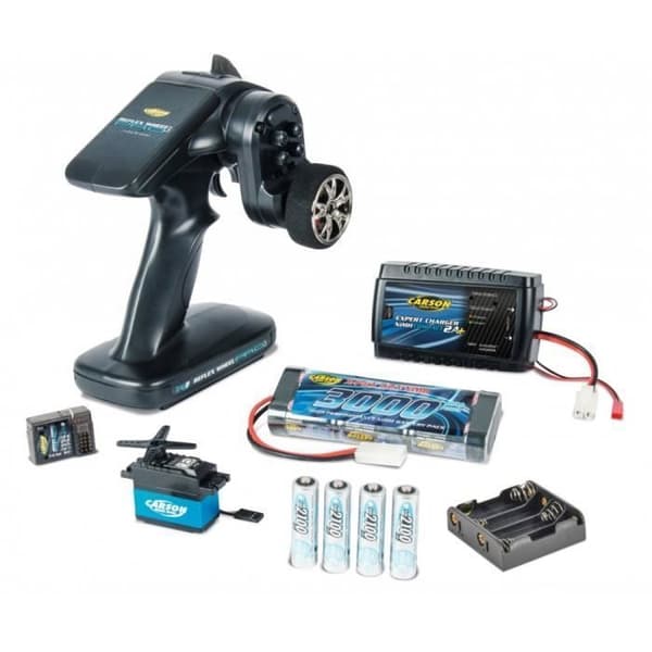 Carson RC-Reflex Pro 3, Universal, Universal, Båt, Bil, 2-kanals, 14 år, svart