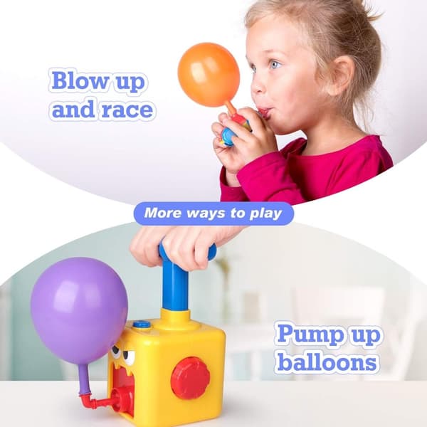 Ballongbilar med Ballonger & Pump - Leksak