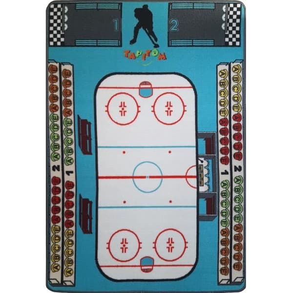 Ishockey lekmatta för barn - TAPITOM - 95 x 133 cm - Polyamidfiber - CE-standarder