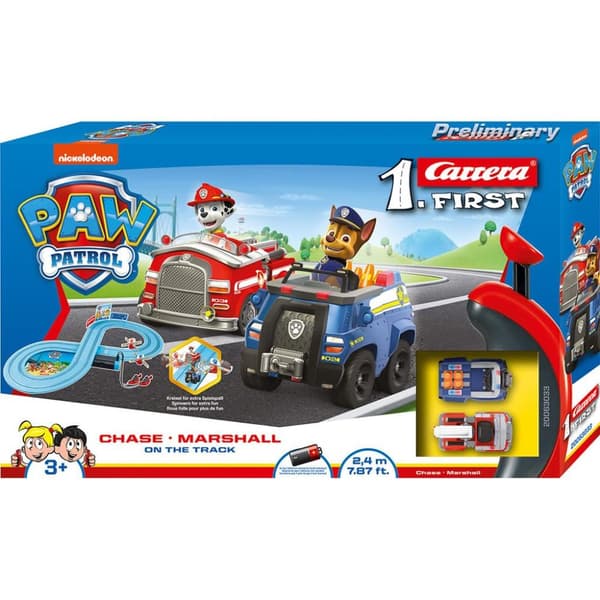 Carrera First Paw Patrol Race Track + 2 biler og 2 controllere 240 cm