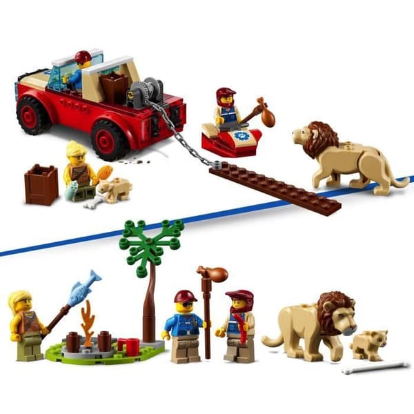 LEGO® 60301 City Wildlife Wild Animal Rescue ATV, terrängbilsleksak med minifigurer