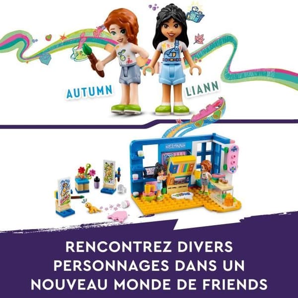 LEGO® Friends 41739 Liann's Room, Mini-Doll House Toy, för barn 6 år