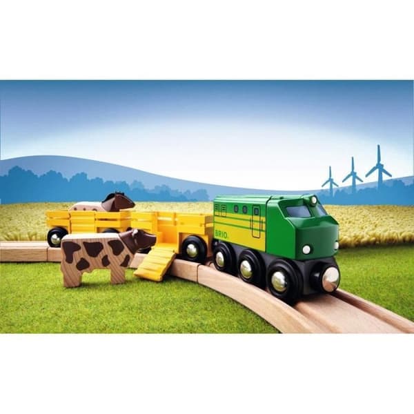 Farm Animal Train - BRIO - Träbana - Ravensburger - Blandat från 3 år