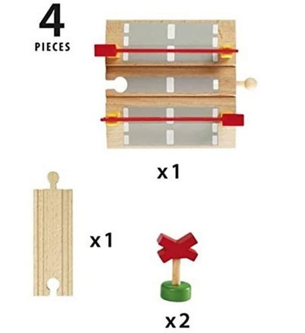 BRIO World Level Crossing - Ravensburger - Blandat från 3 år - 33388