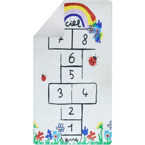 Hopscotch barnmatta 100 x 150 cm - Beige