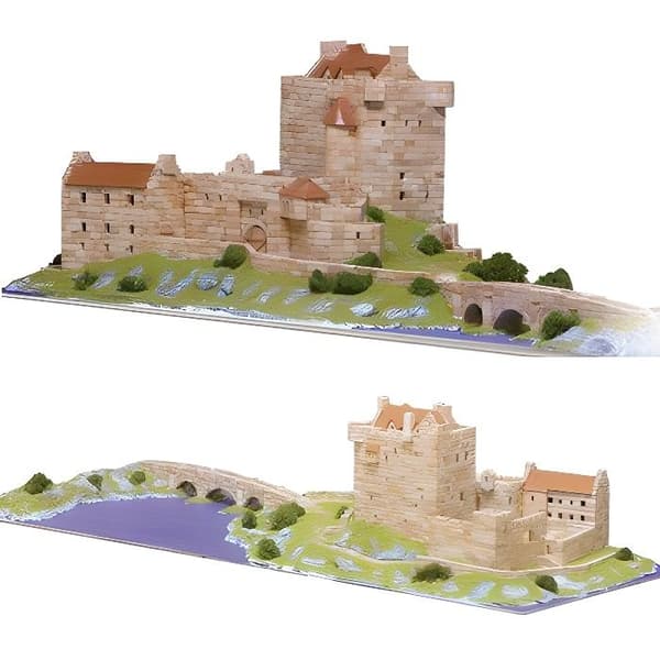 Keramisk modell - Eilean Donan Castle