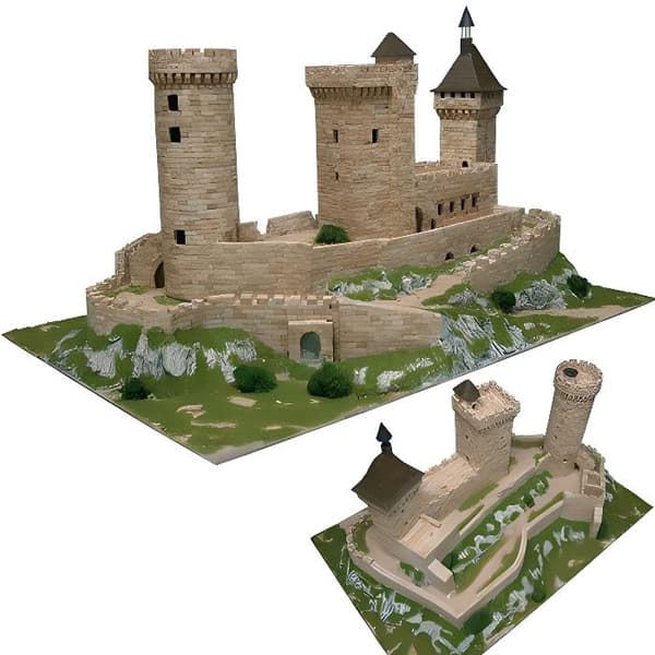 Keramisk modell - Château de Foix, Frankrike