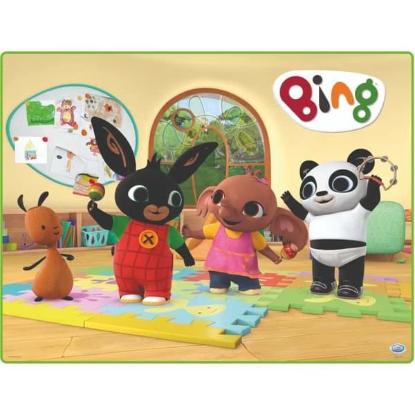 Skummatta - ODS - Bing Bunny - Vit - Inomhus - 120 x 90 cm