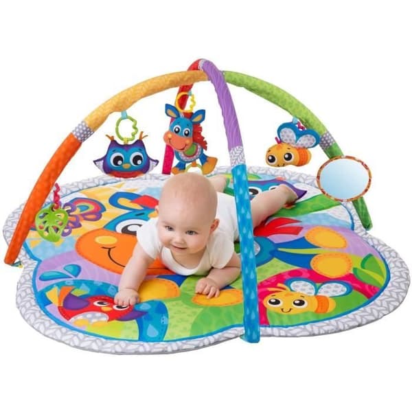 Playgro fyrbent hästklämma Clop lekmatta, musikmatta, från födseln, flerfärgad, 40203