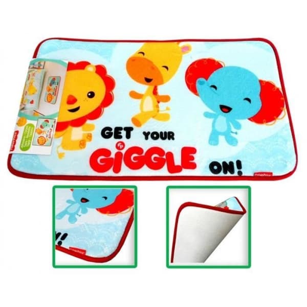 Barngolvmatta - Fisher Price - Favoritkaraktärsmotiv - Halkfri - 45x75 cm