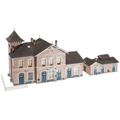 Volgelsheim HO station - Faller - Monteringssats - 262 delar - 8 färger
